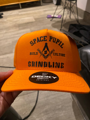 SPACE PUPIL X Grindline - “BUILDER” Snapback