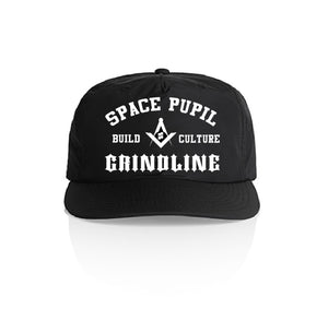 SPACE PUPIL X Grindline - “BUILDER” Snapback