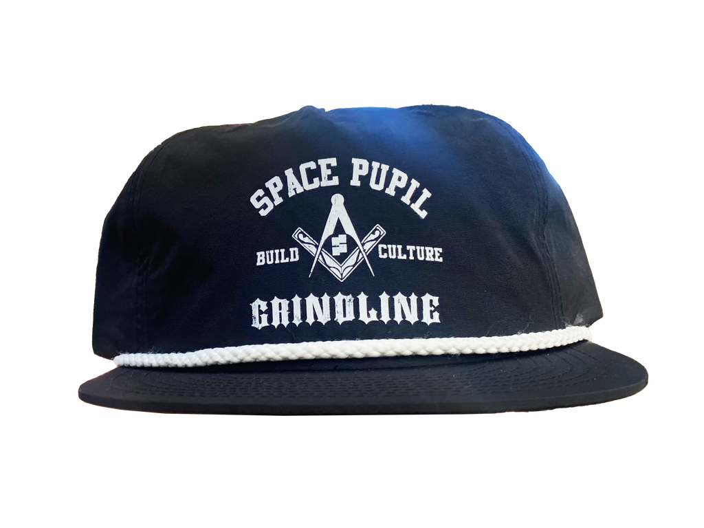 SPACE PUPIL X Grindline - “BUILDER” Snapback