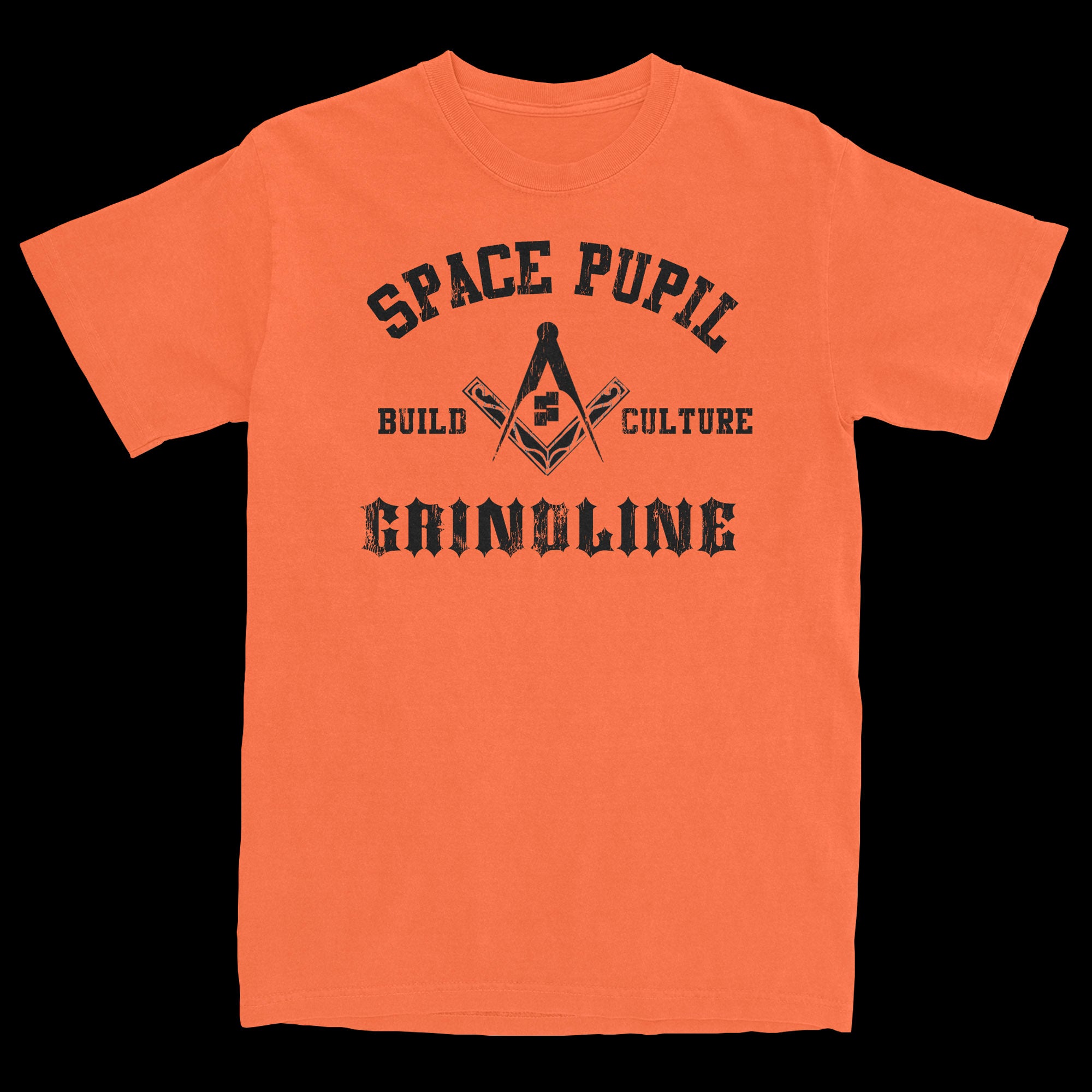 SPACE PUPIL X GRINDLINE "BUILDER" TEE