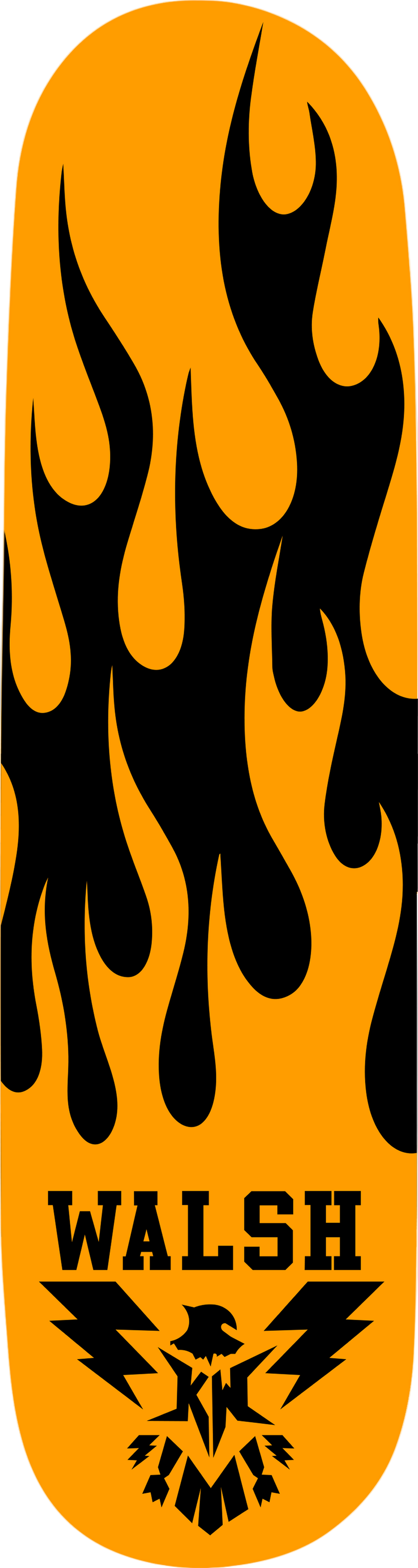 KYLE WALSH "Orange Flame" Pro 8.125