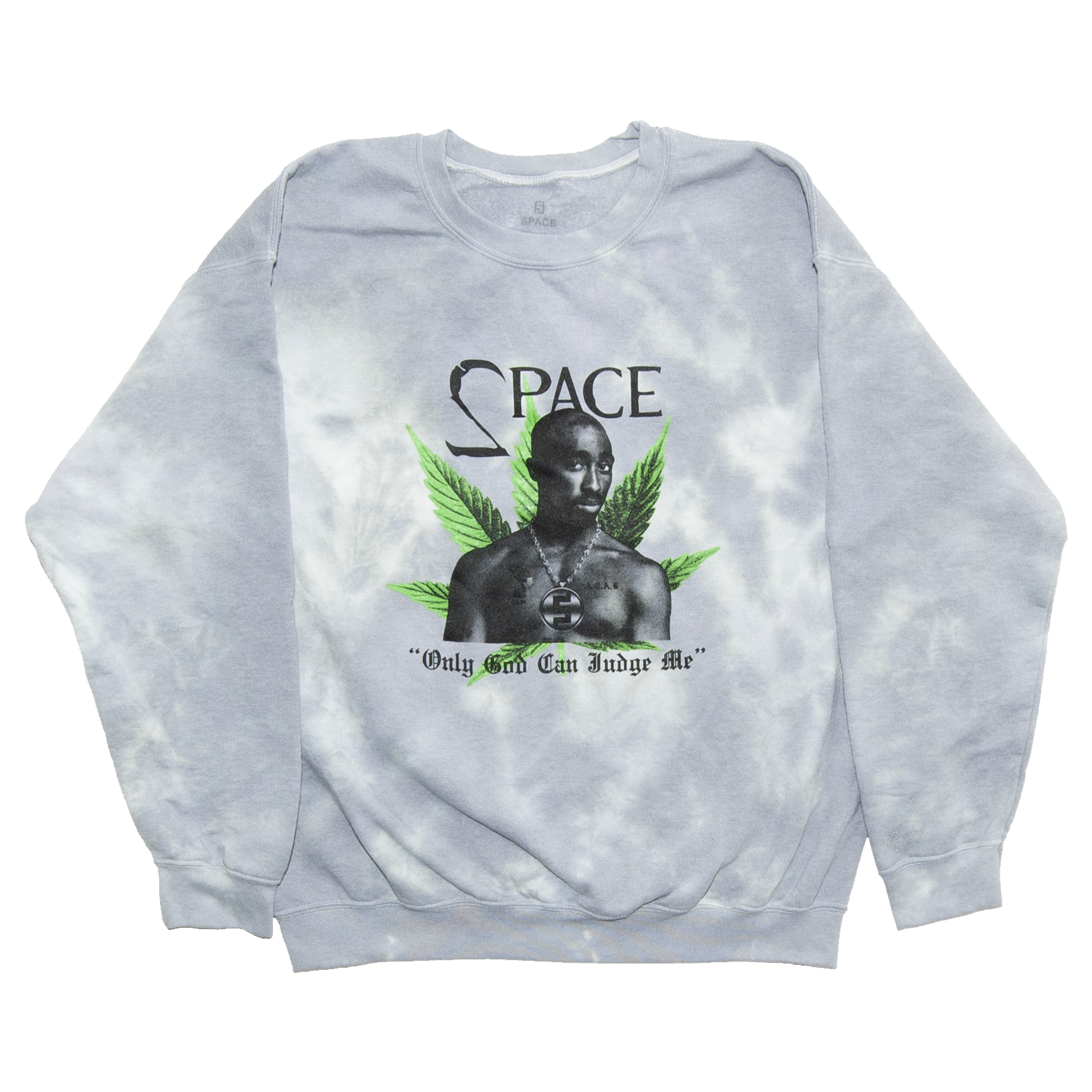 Space Pac Crewneck  -  Dyed Grey
