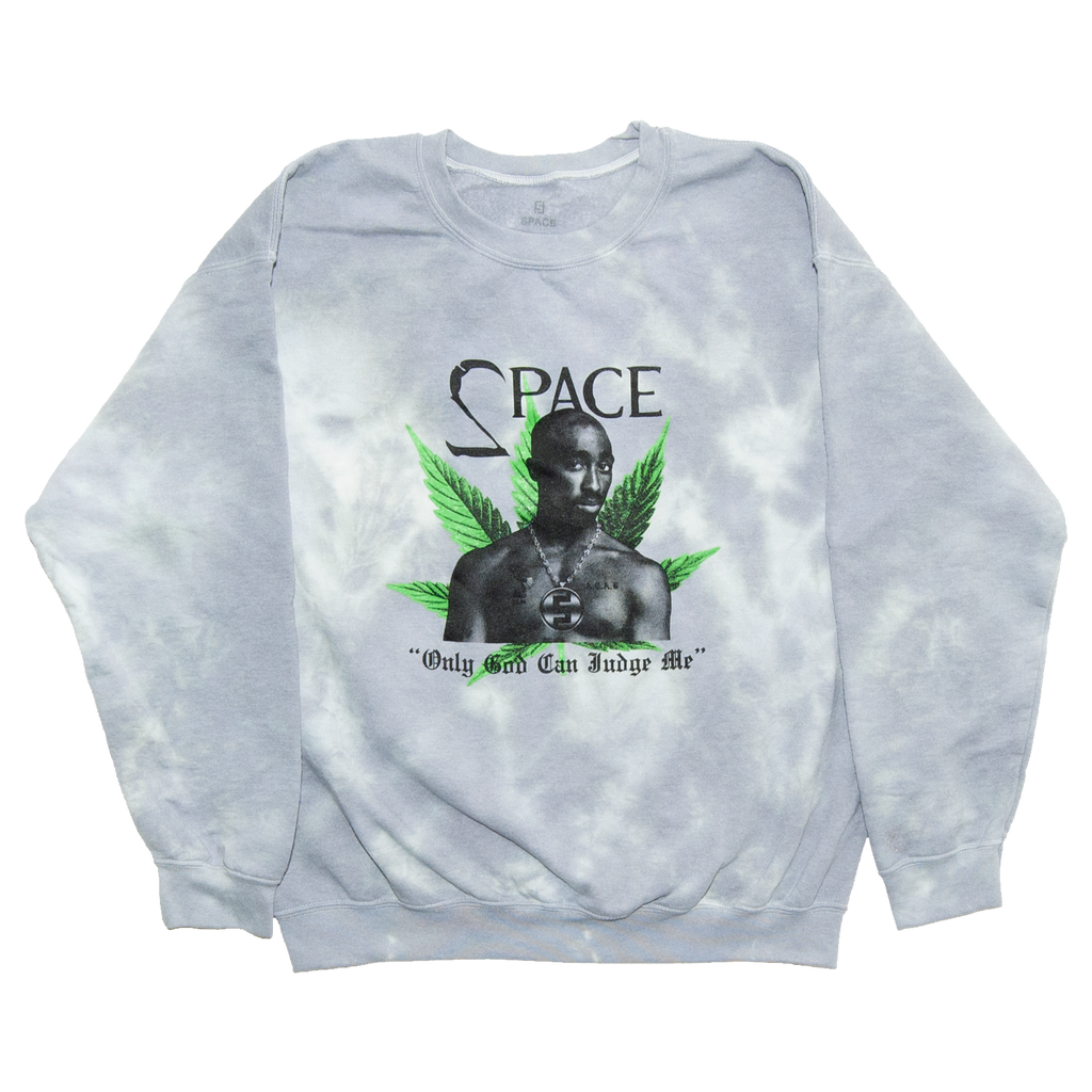 Space Pac Crewneck  -  Dyed Grey